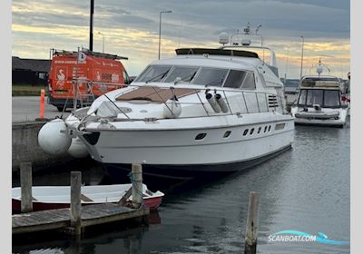 Fairline Squadron 62. Bytte Med Mindre Båd Motorbåd 1992, med 2 x Man D2840 Lxe motor, Danmark