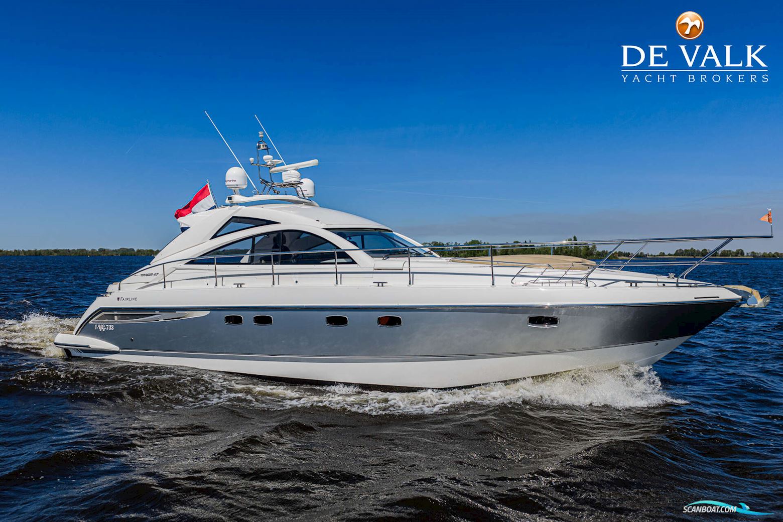 Fairline Targa 47 Gran Turismo Motorbåd 2006, med Volvo Penta motor, Holland