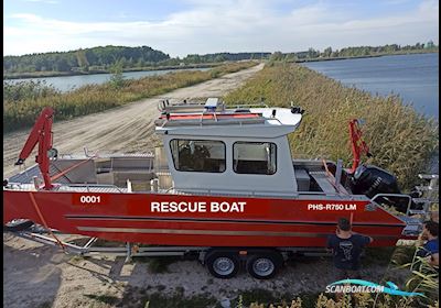 Fire And Rescue Boat Phs-R750 Motorbåd 2024, Polen