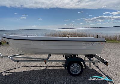 Fjordjollen 390 Fisk, Komplet Sæt, Variant 451, Yamaha F2,5 Motorbåd 2025, med Yamaha F2,5 motor, Danmark