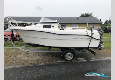 Fjordjollen 450 Cabin Motorbåd 2024, med Yamaha F40FETL motor, Danmark
