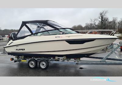 Flipper 670 DC Motorbåd 2015, med Mercury motor, Sverige