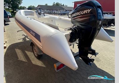 Grand S470 rib m/jockeypult m/Mercury F40 hk EFI og Scandic trailer Motorbåd 2019, med Mercury motor, Danmark
