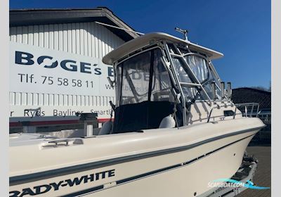 Grandy White Gulfstream 232 med ny 400 hk Mercury Verado V10 XL CF Motorbåd 2007, med Mercury motor, Danmark