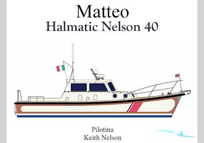 Halmatic Nelson 40 ex Pilot Boat Motorbåd 1975, med Aifo Fiat 100 - 8361 Srm 32s motor, Italien
