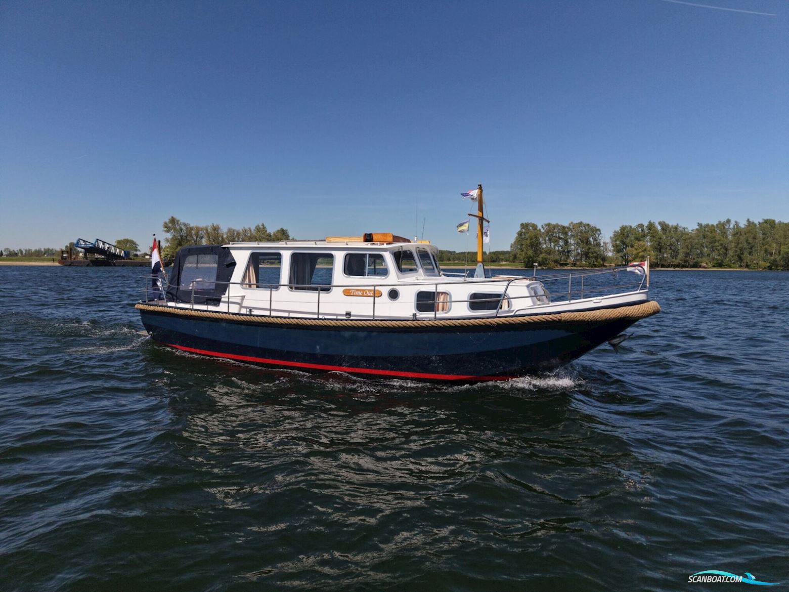 Ijlstervlet 9.60 OK Motorbåd 1980, med Marine Power Diesel (Mpd) 4.58 motor, Holland