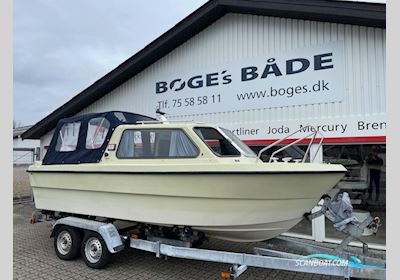 JOFA WINTH 555 HT med 90 hk Honda-EFI 4 takt og 1600 kg Brenderup bådtrailer Motorbåd 2025, med Honda motor, Danmark