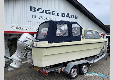 Jofa Winth 555 HT Med 90 hk Honda-Efi 4 Takt og 1600 kg Brenderup Bådtrailer Motorbåd 2025, med Honda motor, Danmark