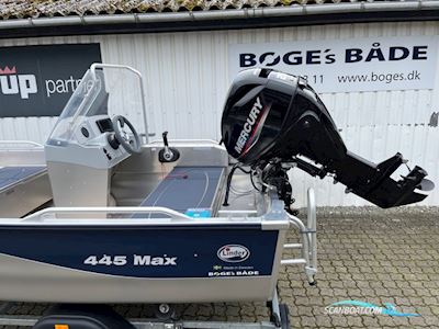 Linder 445 Sportsman Max Med Mercury F25 Elpt Efi Motorbåd 2024, Danmark