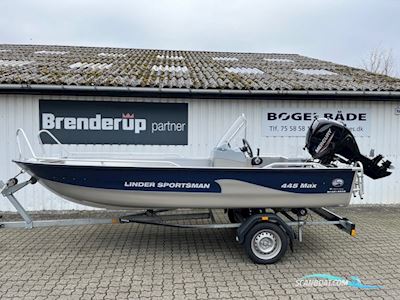 Linder 445 Sportsman Max Med Mercury F25 Elpt Efi Motorbåd 2024, Danmark