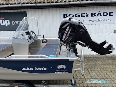 Linder 445 Sportsman Max med Mercury F25 ELPT EFI  Motorbåd 2024, Danmark