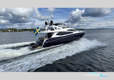 Manhattan 73 Motorbåd 2012, med 2x Man V12 1360 HP motor, Sverige