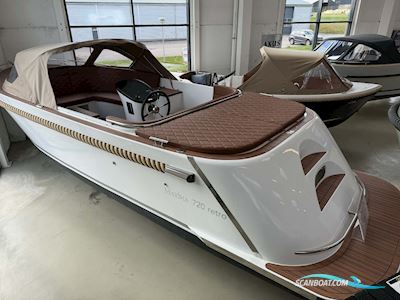 Maxima 720 Retro Motorbåd 2026, med Mercury 20 hk 4-Takt motor, Danmark