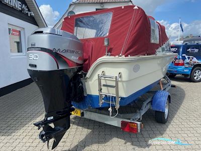 Mørebas 17, Mariner F90 Motorbåd 1973, med Mariner motor, Danmark