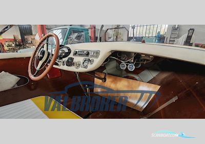 Motoscafo Aeromere Giulietta Plen Air Motorbåd 1959, med Giulietta T1 motor, Italien