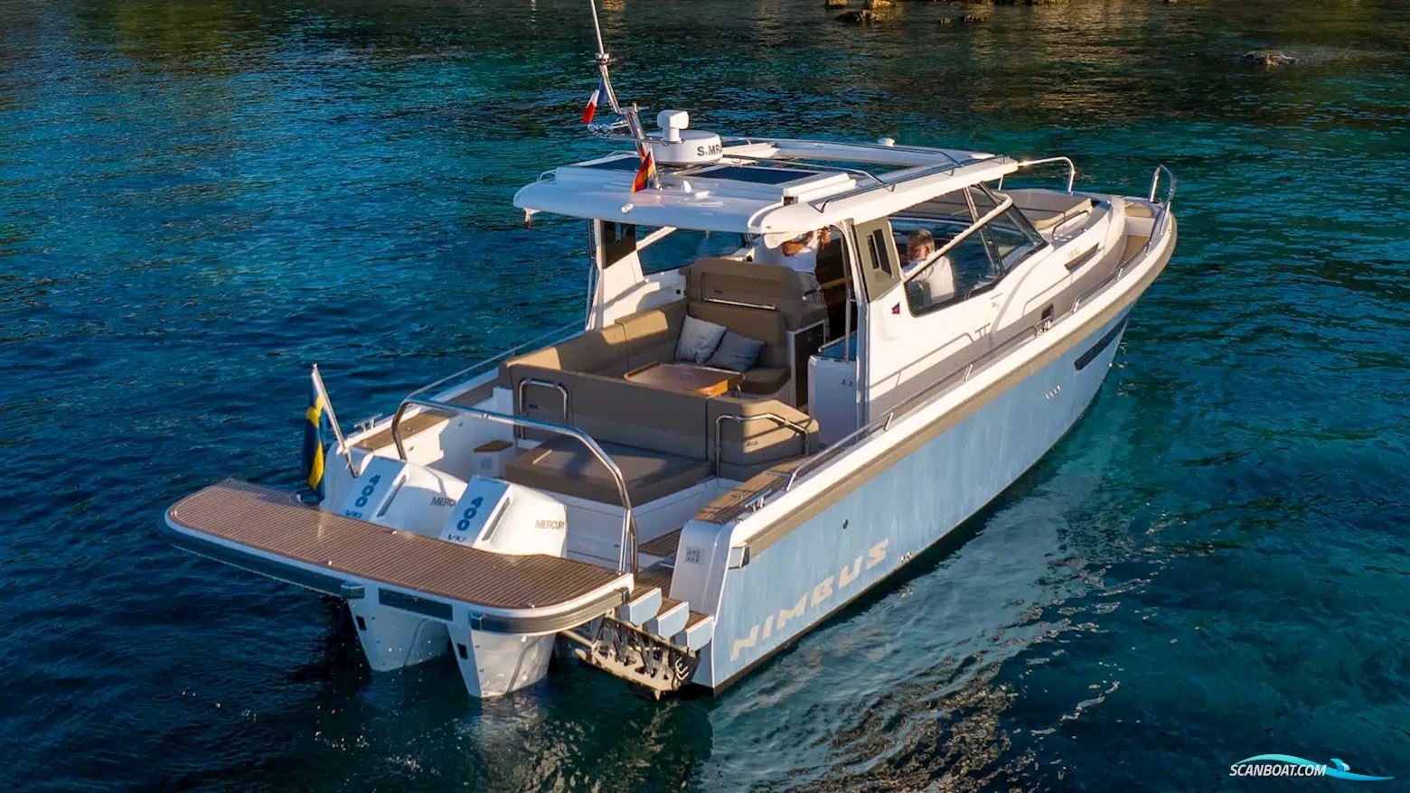 Nimbus W11 Motorbåd 2026, med 2 x Mercury Verado V8-300 Xxl motor, Danmark