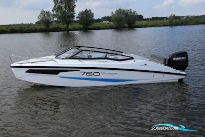 NorthMaster 760 Cruiser. Dit schip is aanwezig op de Suzuki stand van hiswa te water 2026. Motorbåd 2024, med Suzuki motor, Holland