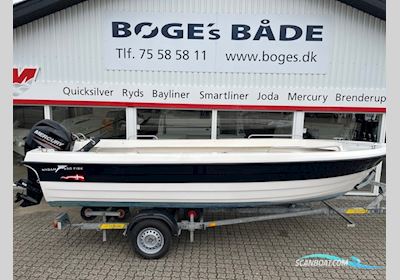 Nydam 550 Fisk med 60 hk Mercury-EFI 4-takt Big Tiller Motorbåd 2018, med Mercury motor, Danmark