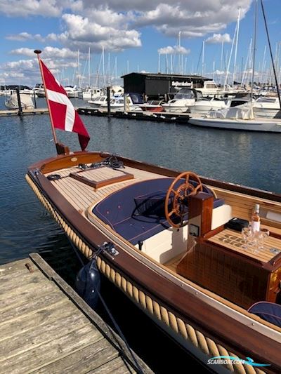 One-Off Wajer Captains Launch Motorbåd 2000, med Volvo-Penta motor, Danmark