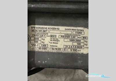 Pega Boottrailer ZB 1800 700 Motorbåd 2012, Holland