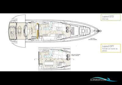 Pershing GTX80 Motorbåd 2024, Danmark