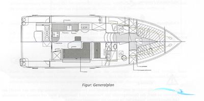 Pollard Stavast Trawler 1200 Motorbåd 2015, med Vetus Deutz 6l motor, Tyskland