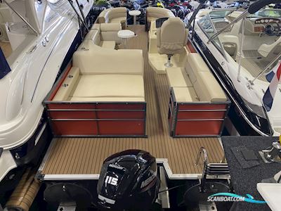 Pontoonboot 25FT 3-Tubes Red Motorbåd 2022, med Mercury motor, Holland