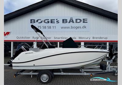 Quicksilver Activ 505 Open med F100 Mercury og 1000 kg Brenderup 181000B Premium bådtrailer Motorbåd 2021, med Mercury motor, Danmark