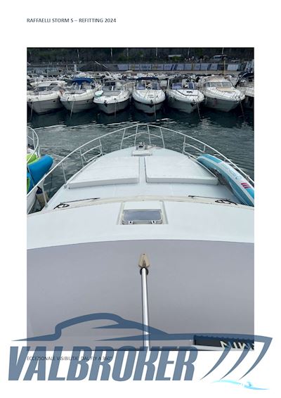 Raffaelli STORM S Motorbåd 1991, med Caterpillar 395 motor, Italien