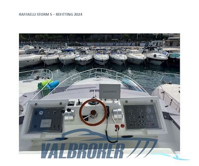 Raffaelli STORM S Motorbåd 1991, med Caterpillar 395 motor, Italien