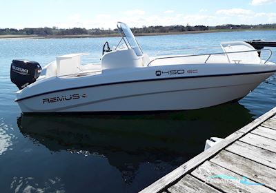Remus 450 Styrepultbåd Motorbåd 2019, med Suzuki DF60 Atl motor, Danmark