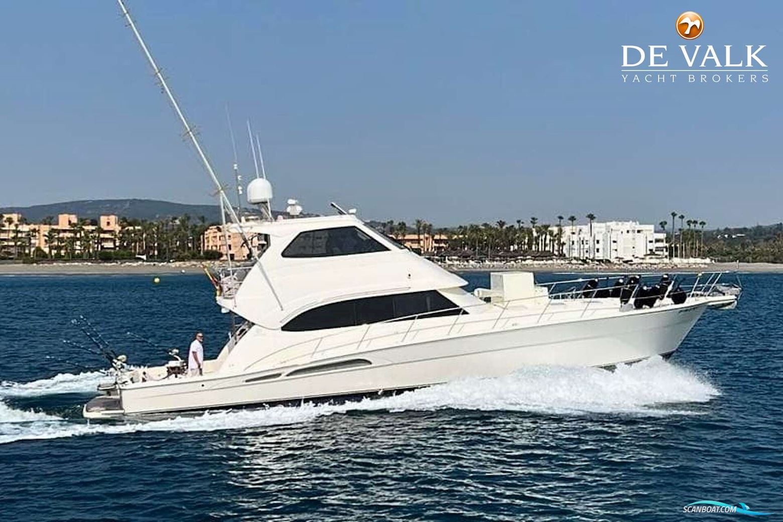 Riviera 58 Enclosed Flybridge Motorbåd 2005, med Caterpillar motor, Spanien