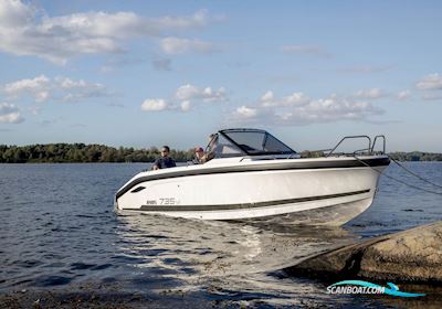 Ryds 735 VI Motorbåd 2024, med Yamaha F200 motor, Danmark