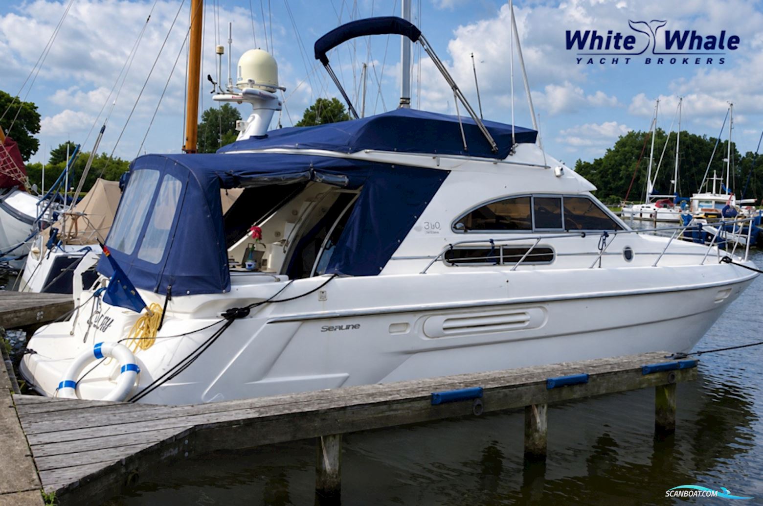 Sealine 350 Flybridge Motorbåd 1993, med 2 x Volvo Penta motor, Holland