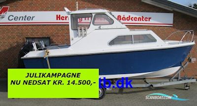 Shetland 640 weekend/kabinebåd m/Mercury F150 hk 4-takt Verado og buggi trailer - NU NEDSAT KR. 14.500,- ! Motorbåd 2024, med Mercury motor, Danmark