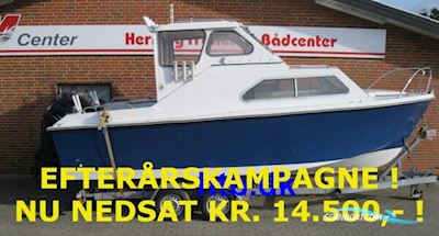 Shetland 640 weekend/kabinebåd m/Mercury F150 hk 4-takt Verado og buggi trailer - NU NEDSAT KR. 14.500,- ! Motorbåd 2025, med Mercury motor, Danmark