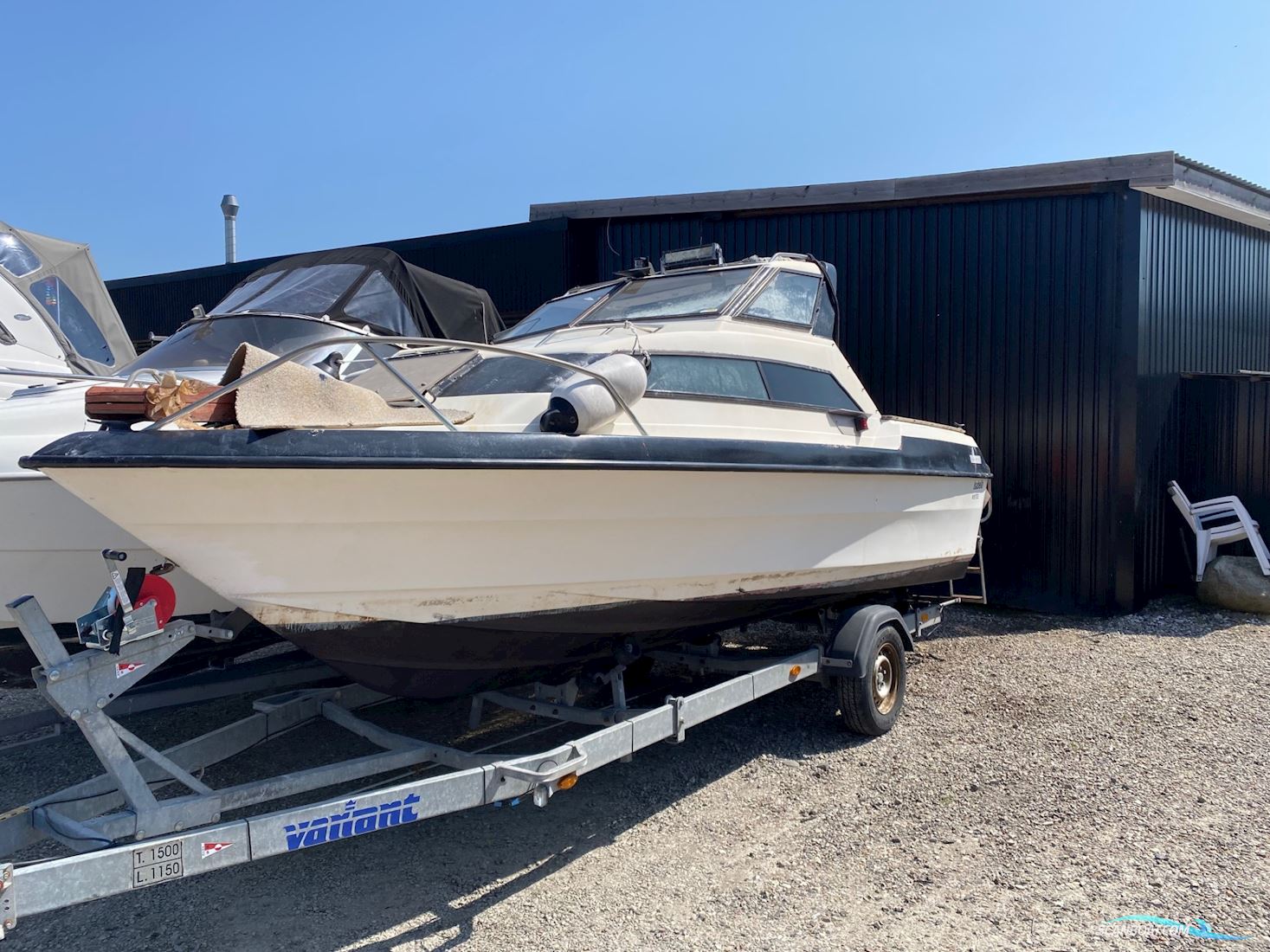 Skibsplast 600HT Motorbåd 1990, med Mercury 60HK motor, Danmark