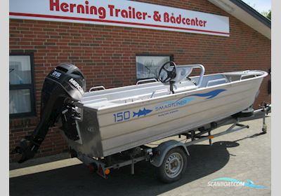 Smartliner 150 m/Mercury F25 hk EFI 4-takt m/Variant bådtrailer Motorbåd 2017, med Mercury motor, Danmark