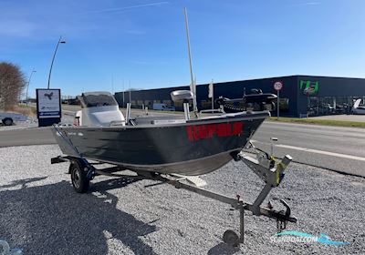 Smartliner 450 Bass Med Trailer og Frontmonteret Trollingmotor Motorbåd 2015, med Yamaha motor, Danmark