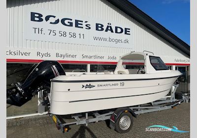 Smartliner Cuddy 19 med Mercury F80 ELPT EFI og Brenderup 1300 kg inkl. el-spil Motorbåd 2021, med Mercury motor, Danmark