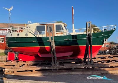 Spitsgatkotter Motorbåd 1984, med Volvo Penta MD 40 motor, Danmark