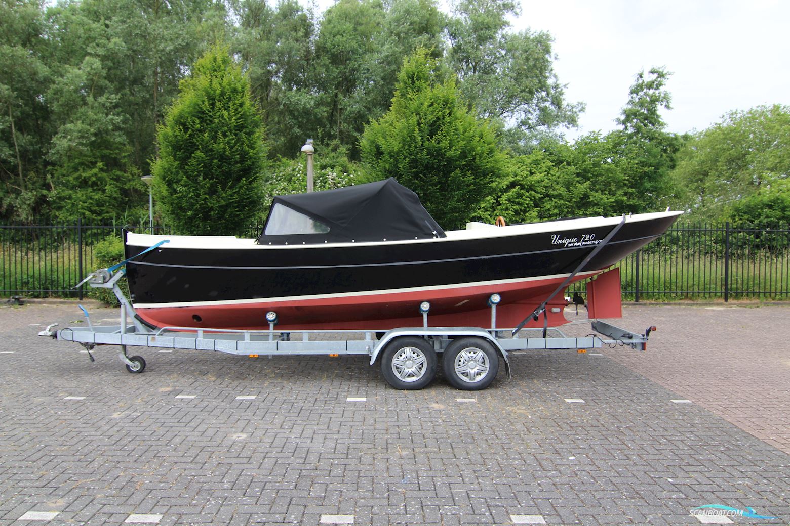 Steilsteven Sloep Unique 720 Motorbåd 2019, med Craftsman Marine motor, Holland