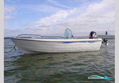 Terhi Nordic 6020 Med Mariner 30HK (2006) – Stabil og Holdbar Jolle Motorbåd 2006, med Mariner motor, Danmark
