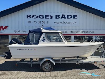 Uttern C56 Med 60 hk Mercury-Efi 4 Takt. Motorbåd 2008, med Mercury motor, Danmark