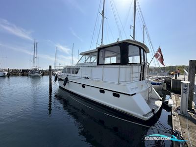 Van Der Valk 49 Royal Cruiser Motorbåd 1993, med 2 x Volvo Penta Kamd 42B
 motor, Danmark