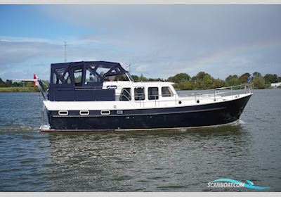 Vripack Spiegelkotter 11.50 AK Cabrio Motorbåd 2001, med Mitsubishi motor, Holland