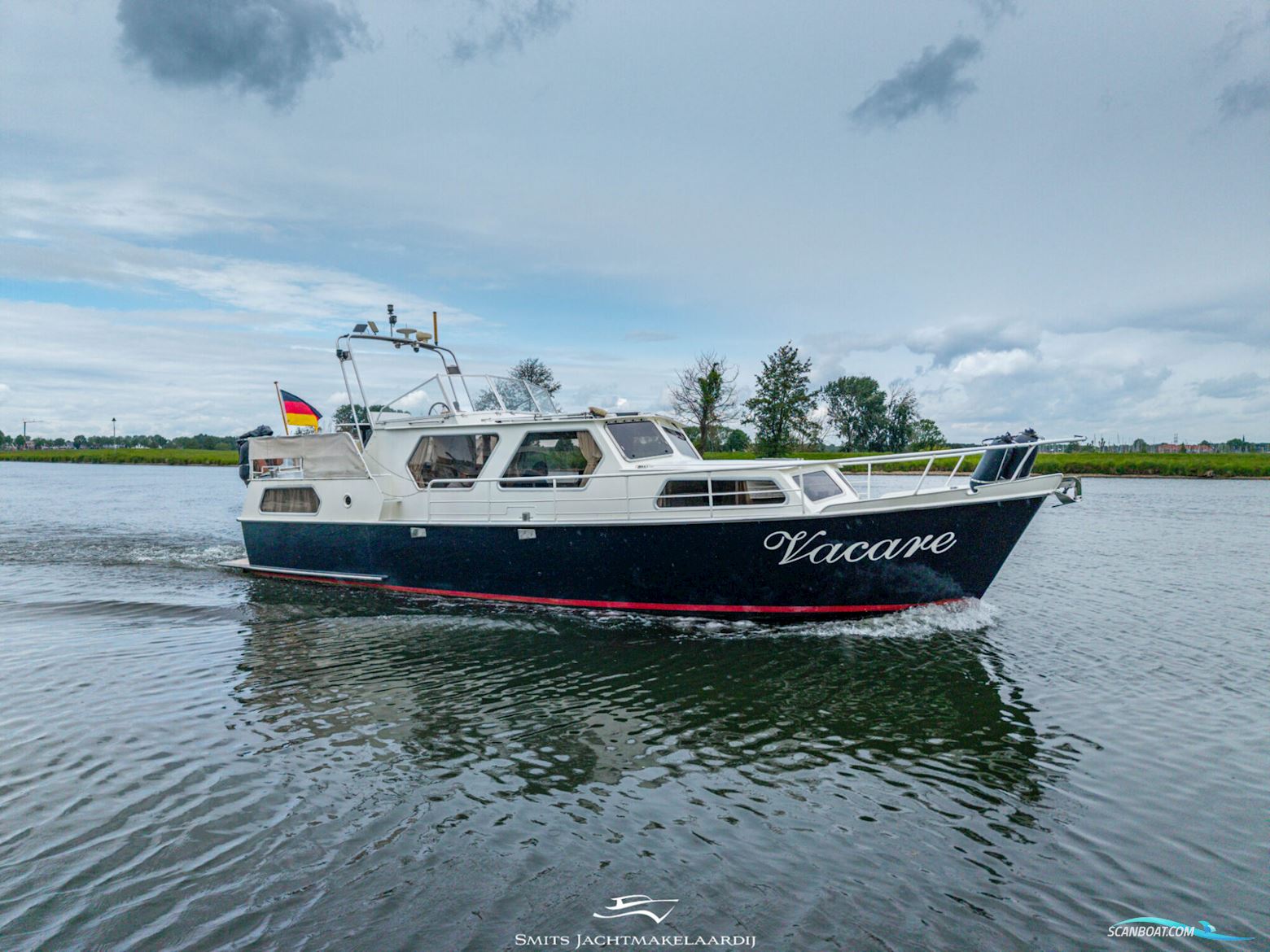 Waterman Kruiser 12.50 AK Cabrio Motorbåd 1979, med Samofa Mitsubishi motor, Holland