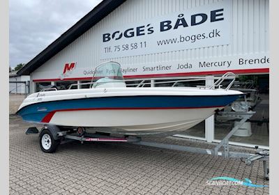 X Enes Explorer 570 Med Mercury 115 HK Optimax og Tysse Bådtrailer Motorbåd 2004, med Mercury motor, Danmark