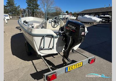 ?? Terhi 6020 m. Suzuki DF15 + Brenderup Trailer – Klar Til Vandet! ?? Motorbåd 2008, med Suzuki motor, Danmark