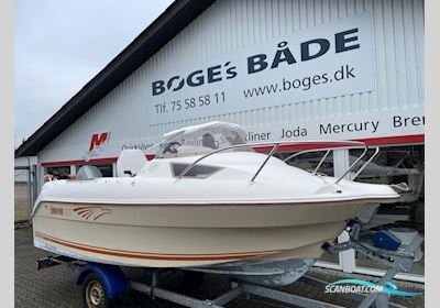 Ørnvik 470 Cruiser med 60 hk Mariner-EFI 4 takt og 1000 kg Brenderup bådtrailer - SOLGT Motorbåt 2007, med Mariner motor, Danmark